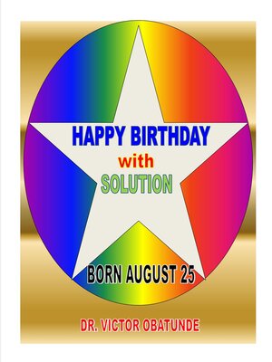 cover image of BORN AUGUST 25